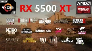 RX 5500 XT Test in 20 Games