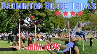 Jumping 5* Fences | BADMINTON HORSE TRIALS | MINI VLOG
