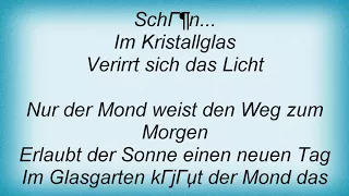 Goethes Erben - Glasgarten Lyrics