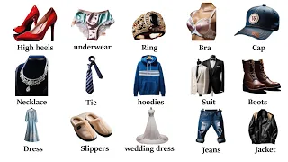 Clothes Vocabulary| Men's and Women's Clothes Name in English + Self -Test