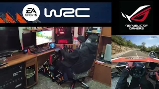 EA WRC+GT Omega Apex+Logitech g923+ASUS ROG PC+ASUS TUF RTX4070TI