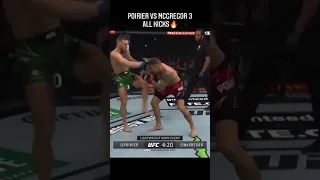 Conor McGregor vs Dustin poirier- 3, All kicks by Mcgregor in the match. #MMA #UFC #CONOR #POIRIER