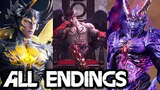 Tekken 8 - ALL ENDINGS (Good Ending, Bad Ending, Secret Ending) Action Fantasy