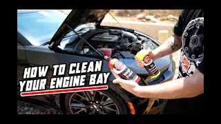 2018 CAMARO ZL1 - HOW TO CLEAN YOUR ENGINE BAY