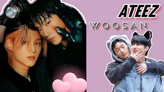 WOOSAN ATEEZ MOMENTS THE ❤️🌹