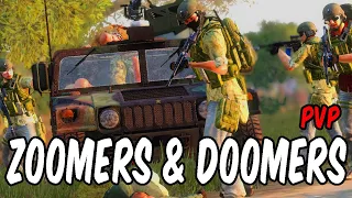 ARMA 3 PVP - Milsim Contract Conflict | ZoomersAndDoomers PT1 Full Vod | PMC War | OFCRA