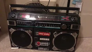 Vintage boombox