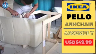 IKEA PELLO ARMCHAIR Unboxing and Fitting Procedure