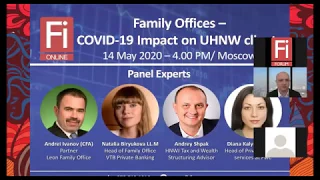 FI Forum Online Webinar "Family Offices – The COVID-19 Impact on UHNW clients" 14th of May 2020