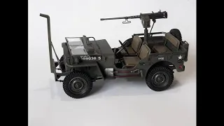 Jeep Willys.  Kit Italeri esc. 1/24