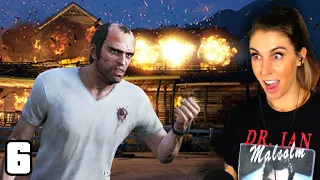 Trevor Catches Up With Michael - Grand Theft Auto 5 - Pt6 - Blind Playthrough