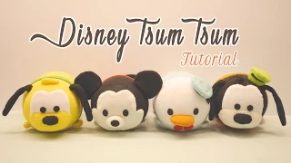 DIY Disney Tsum Tsum Plushies - Mickey Mouse, Donald Duck, Goofy & Pluto (for Sweetorials Auditions)