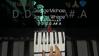 Careless Whisper - George Michael (Piano Tutorial)#pianotutorial #shorts#georgemichael #piano