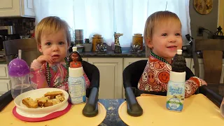 Twins try Irish soda bread