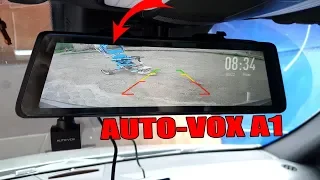 Зеркало Видеорегистратор Auto-Vox A1 + Камера Заднего Вида + Двойная Камера / Обзор