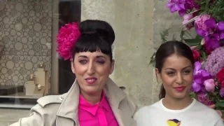 Rossy De Palma & Hiba Abouk @ Paris July 3, 2017 Fashion Week show Schiaparelli / july