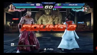 Tekken 7 TWT EVO 2019 Arslan Ash Vs KNEE  Arslan Ash beat KNEE move to Sami final