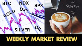 Weekly Market Review. SPX, NDX, IWM, DOW, DXY, GOLD, SILVER, OIL, BTC