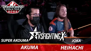 SUPER AKOUMA (AKUMA) VS JOKA (HEIHACHI) VS Fighting X Tournament 2022 WINNERS FINAL