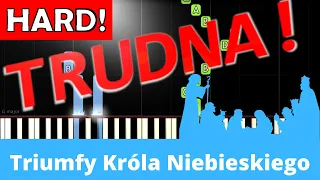 🎹 Triumfy Króla Niebieskiego - Piano Tutorial (TRUDNA! wersja) 🎵 NUTY W OPISIE 🎼