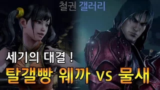 [10선승 탈갤빵] 웨까 vs 물새 - 철권 갤러리 (First to Ten Match, Wecka(Xiaoyu) vs WaterBird (Jin))