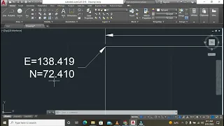 How to display coordinate in AutoCAd