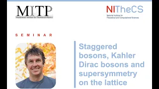 2024-05-21 - MITP & NITheCS Seminar: 'Staggered bosons, Kahler Dirac bosons and supersymmetry on...