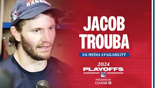 NYR Practice: Jacob Trouba Media Availability | May 6, 2024