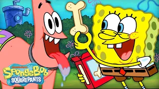 Patrick Goes From Best Friend to Best Pet 🐶 | "Pat the Dog" Full Scene | SpongeBob