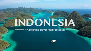 4K INDONESIAN PARADISE - SERENE SCENERY AND SOOTHING MUSIC (1 HOUR VISUAL MEDITATION)