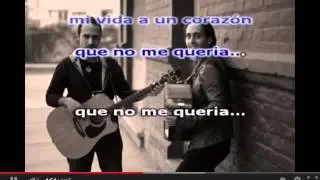 No me quería - Los Vasquez-  Karaoke