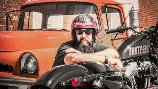 Harley Davidson Forty Eight Photo Shoot at Abandon Mental Hospital