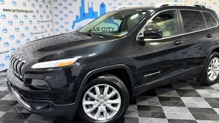 2015 Jeep Cherokee Limited 4WD! Clean Carfax! Low miles!