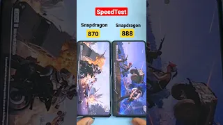 Snapdragon 888 vs 870 Speedtest