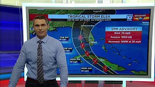 Tropical Storm Elsa: 5 p.m. Saturday advisory