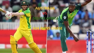 AUSTRALIA vs SOUTH AFRICA ... HIGHEST SCORE OF THE ODI CRICKET HISTORY