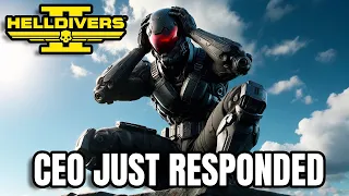 OH MY! Helldivers 2 CEO Just Responded to us about Sony! - Warbond DELAY?!