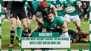 Highlights: Ireland's Historic First Home Win Against The All Blacks