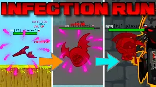 💀I Killed Boss With Infected Grim Reaper!🩸 Crazy EvoWorld.io Infection Run With My Friends | plaxer1