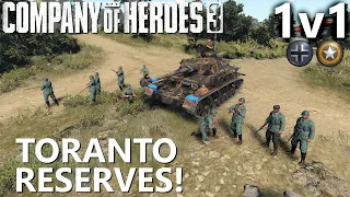 1v1 - Toranto Reserves - Company of Heroes 3 - Hans(WEHR) vs Fortune(USA)