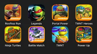 Teenage Mutant Ninja Turtles Rooftop Run,TMNT Legends,Portal Power,Half-Shell Heroes,Brothers Unite