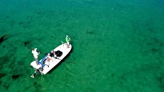 Fishing on the Flats in the Bahamas for Bonefish at Old Bahama Bay - 4K