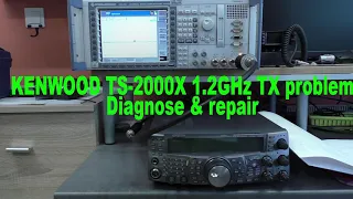 KENWOOD TS-2000X 1.2GHz Problem. Diagnostyka i naprawa. Diagnose & repair.