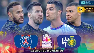 THE WORLD STOPPED TO WATCH C.RONALDO, MESSI, NEYMAR AND MBAPPÉ IN THE LAST MEETING OF THE LEGENDS!