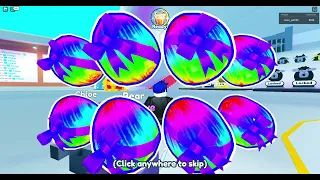 playing fake pet simulator x game (ROBLOX) hatching eggs