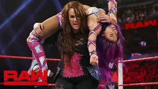 Sasha Banks vs. Nia Jax - Winner Challenges Rousey for the Raw Women's Title: Raw, Jan. 7, 2019