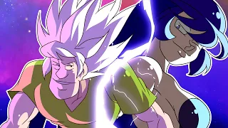 Ultra Instinct Shaggy vs Alma, DragonBall animation