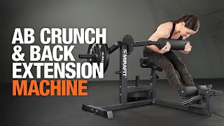 Mirafit Ab Crunch and Back Extension Machine