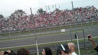 Monza F1 Grand prix 2013 italy first lap action