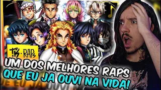 (MEUDEUS!) REAGINDO ao Rap dos Hashiras // Pilar da Respiração (Demon Slayer) // TK RAPS | REACT